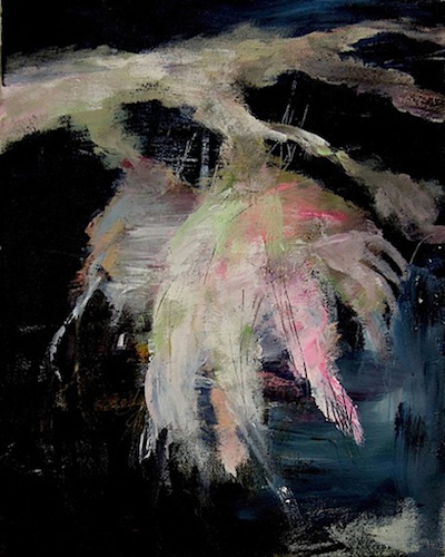 Alexander König: Die Blumen I, 2012
Acryl und Öl auf Leinwand, 30 x 24 cm

